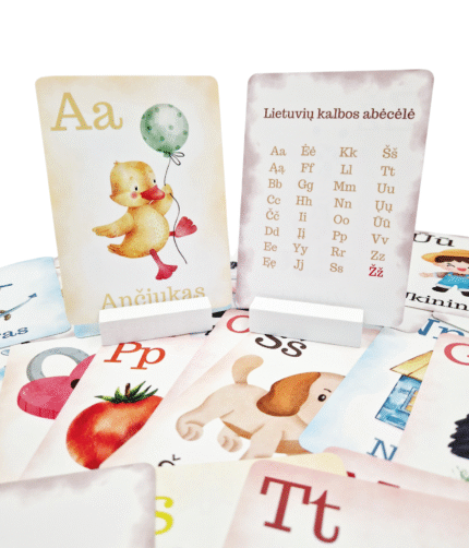 Lavinamosios kortelės ,,ABĖCĖLĖ"